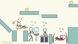 Hello Stars Gameplay walkthrough Level 21 - 40 ( Funny Stickman Animation Games) screenshot 5