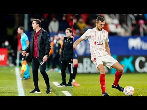 El sorprendente análisis de Lopetegui tras el empate entre Osasuna y Sevilla  