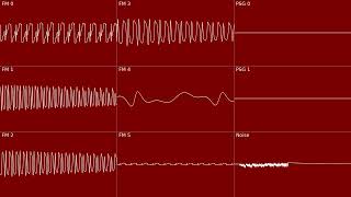 [Genesis/MD] Its Beginning to Look a Lot Like Christmas - 16-bit Cover (Oscilloscope View)
