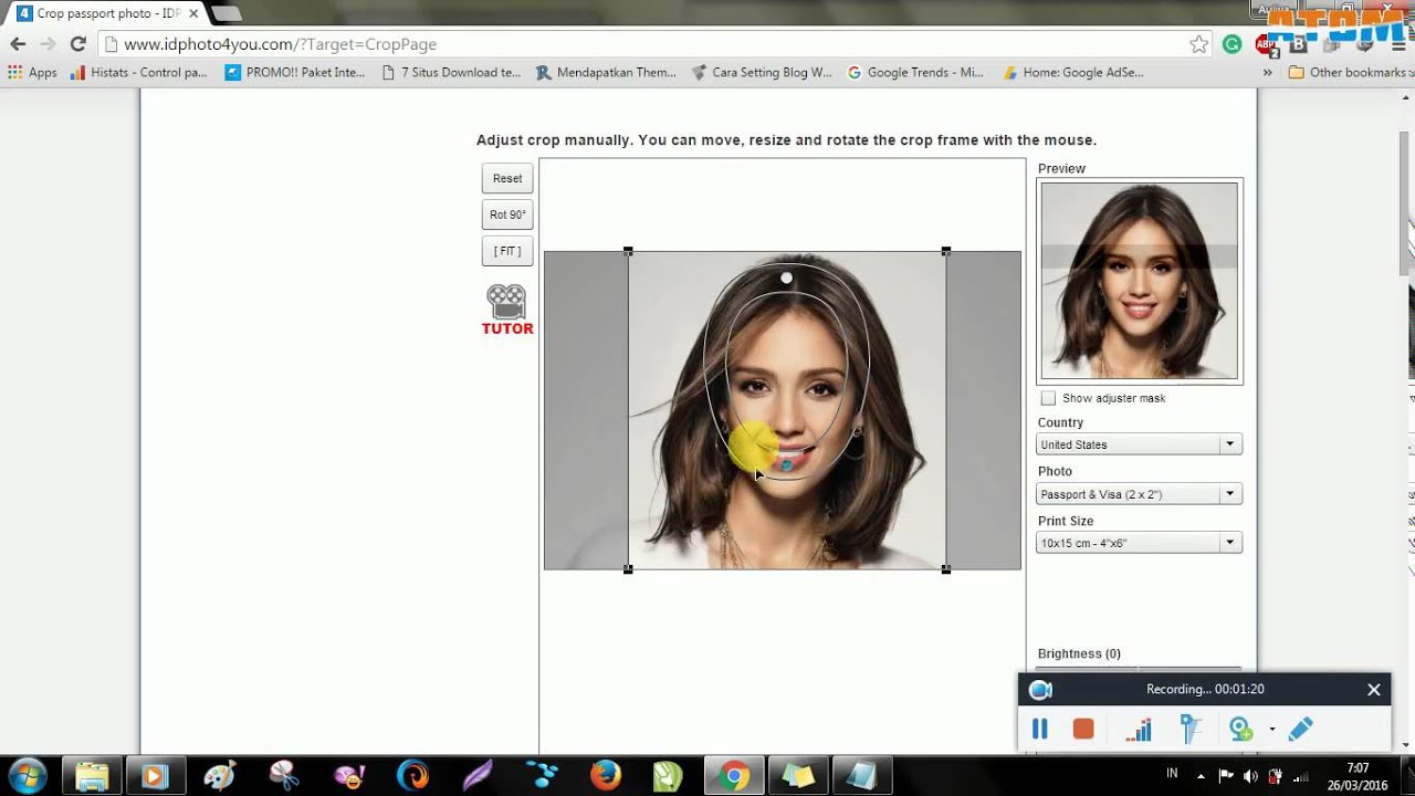 convert photo to passport size online - YouTube