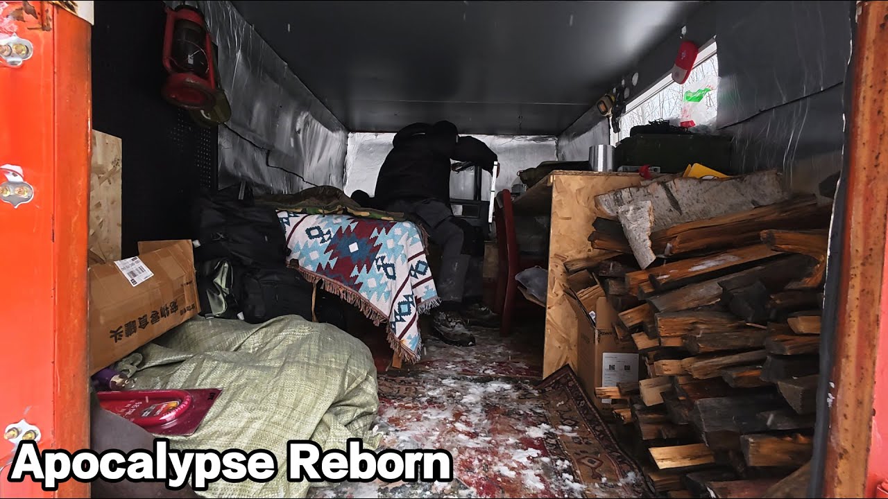 末日重生之回到寒冬暴雪躲进履带安全屋，外面零下30屋内热的出汗【漠生铁铁】