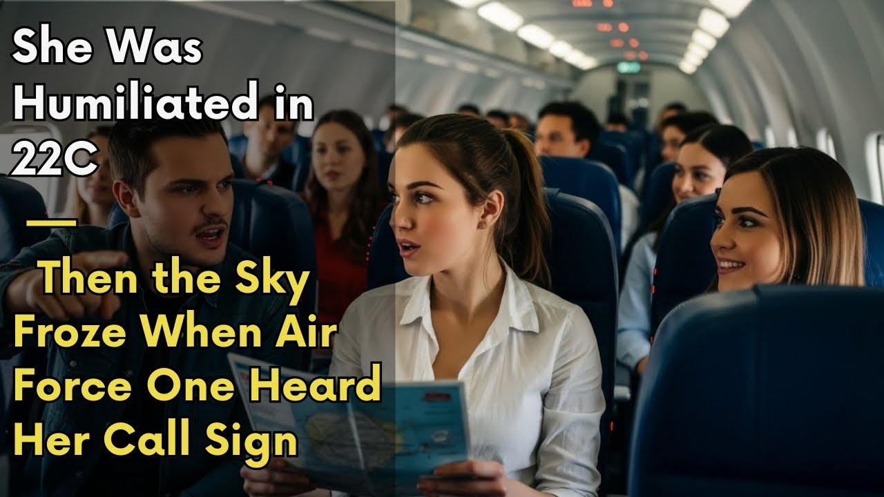She Was Humiliated in 22C — Then the Sky Froze When Air Force One Heard Her Call Sign