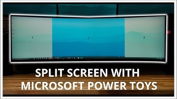 Easily Split Superwide Screen For FREE!!!! - Microsoft Power Toys!
