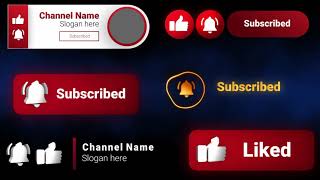 Youtube Subscribe Element Templates | Davinci Resolve