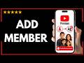 How To Add a Family Member to YouTube Premium