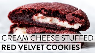 Cream Cheese Stuffed Red Velvet Cookies | Sally's Baking Recipes