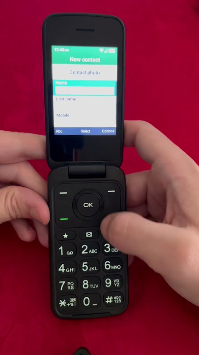 Alcatel 2051X Big Button Senior Flip Mobile Phone (Review) 