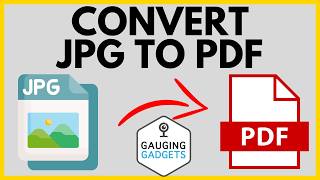 How to Convert JPG to PDF