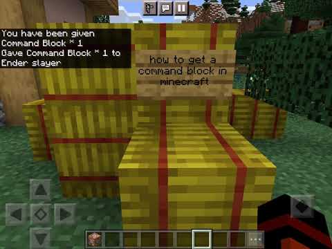 How To Get A Command Block In Minecraft Pe Youtube