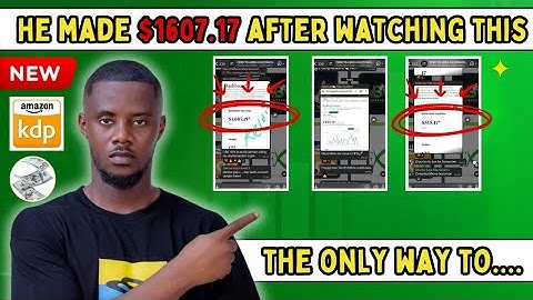 How My Student Made $1,607 on Amazon KDP With ONE Secret Strategy I Taught Him