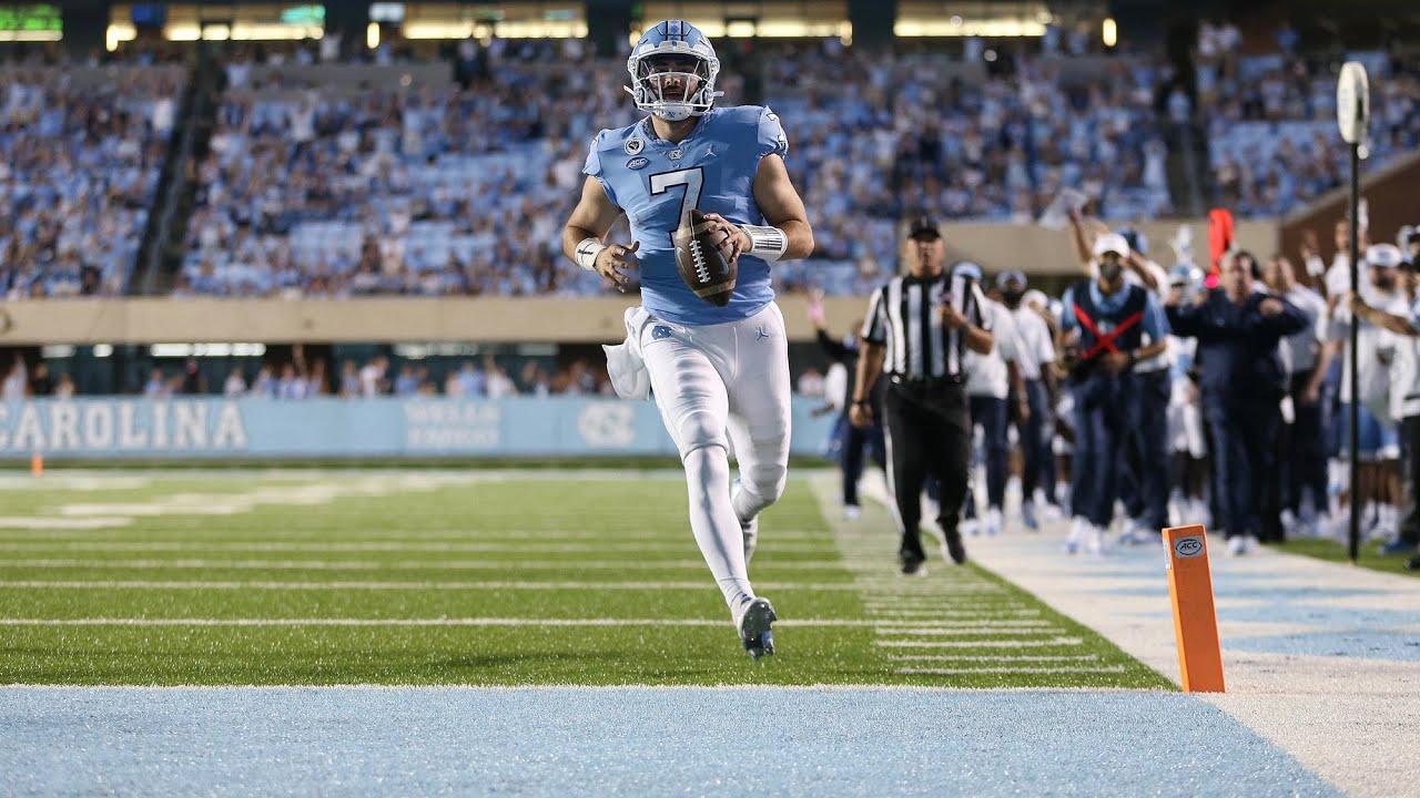 Video: Sam Howell Leads UNC Past Georgia State, 59-17 - Highlights