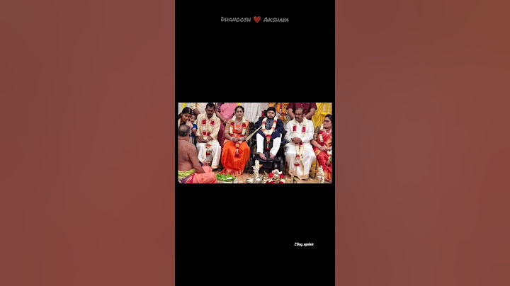 Actor #Napoleon's son #Dhanoosh and #Akshaya's wedding photos 😍❤️ #2day_update