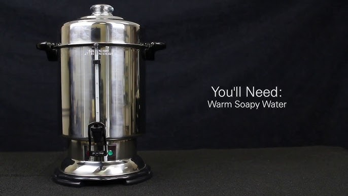 60 Cup Stainless Steel Commercial Coffee Urn / Percolator