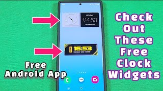 customize home screen with these digital clock widgets - Android app 2024 screenshot 4