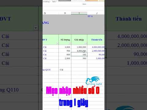 Thủ Thuật Excel Hay | Mẹo Đánh Nhiều Số 0 Chỉ Trong Vòng 1 Giây Mà Nhiều Dân Văn Phòng Không Hề Biết mới nhất 2023