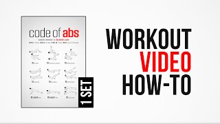 Code of Abs Workout [ How-To ] [ One Set ] by #DAREBEE