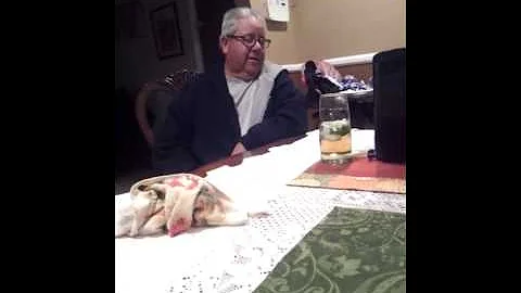 My daddy singing..lol