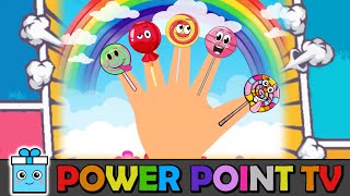 Finger Family Song With Colorful Lollipops | Kids Songs