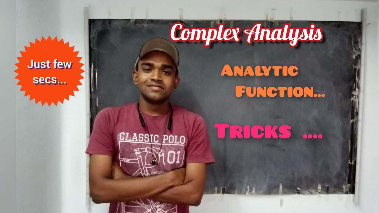 Complex Analysis | Trick to find Analytic Function ...