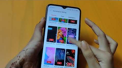 How to change theme in realme C25s | theme settings | theme change kaise karen – [Hindi]
