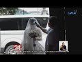 24 Oras: Litrato ng isang bride na kinukunan muna ng temperatura bago makapasok sa simbahan...