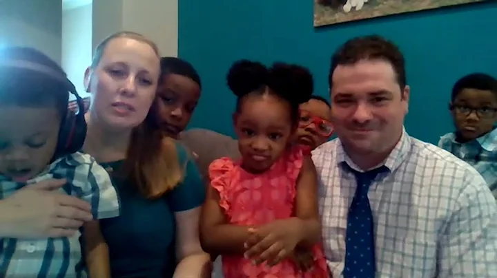 Family Adopts Five Siblings Separated Through Fost...