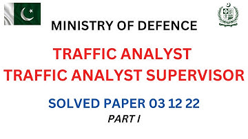 Traffic Analyst Traffic Supervisor Solved Paper 3rd December 2022 Part 1