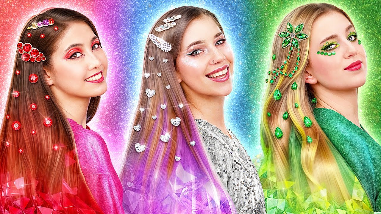 Девушка Изумруд, Рубин и Бриллиант | Кто Станет Королевой Школы от Multi DO Team