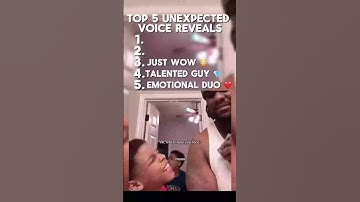 Thumbnail of Top 5 unexpected Voice reveals #song #unexpected #singing #voice #vocals #sing #fyp #usa #ranking