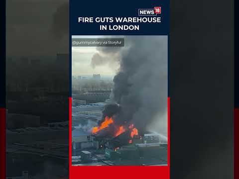 Massive Southall Warehouse Fire: 100+ Firefighters Battle Huge Blaze in West London | N18S