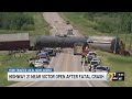 Road reopened after fatal train crash and derailment