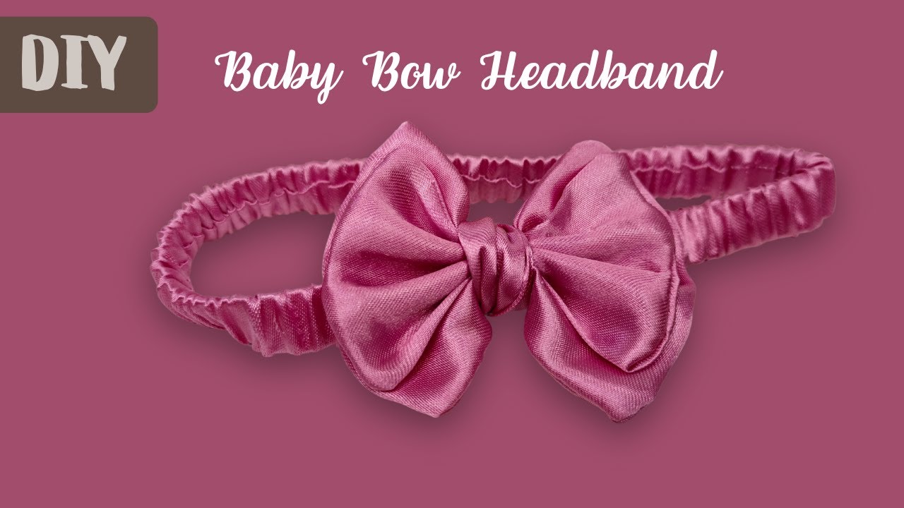DIY | Easy bow baby headband tutorial