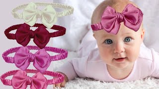 DIY | Easy bow baby headband tutorial