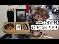 Making A WOODEN ORGANISER | Desk Tidy | Accessory & Bedside Organizer |