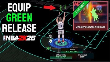 NBA 2K26 - Hoe je de nieuwe groene release-animatie kunt uitrusten (Checkmate Green Release)