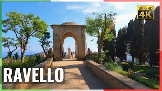 [4K] Italy walk in RAVELLO, Amalfi Coast tour in 4k (May 2022) The most beautiful town