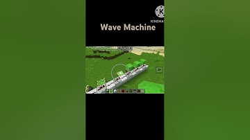 #minecraft how to make wave machine tutorial #gaming