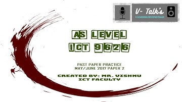 AS Level ICT 9626 Past Paper May June 2017 Sound Editing Part 2