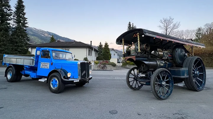 Steam Road Locomotive Bertha , first road test!
