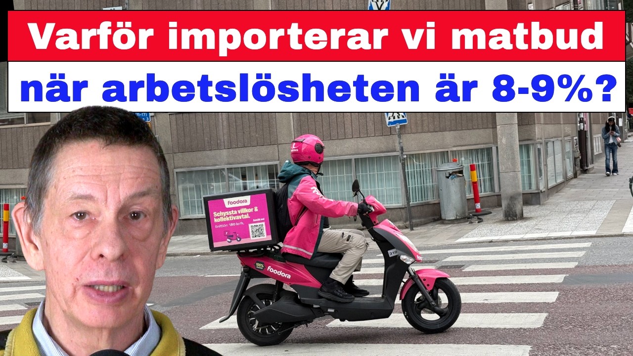 Varför importerar vi matbud när arbetslösheten är 8-9%?