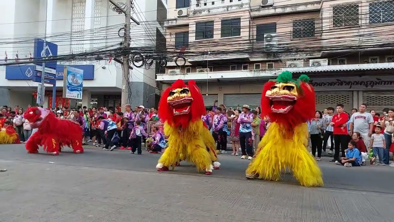 ขบวนแห่กลางวันงานประเพณีแห่เจ้าพ่อ-เจ้าแม่ปากน้ำโพ110ปีตรุษจีนนครสวรรค์ประจำปี 2569新正如意 新年发财 ตอนที่6