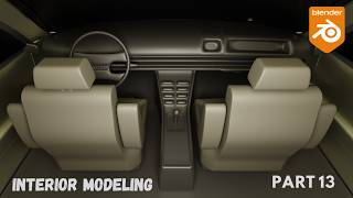 How to Model Car Interior in Blender | 3D Car Modeling Course for Beginners