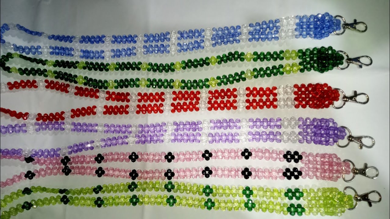 Beaded ID Holder (Basic Tutorial) YouTube