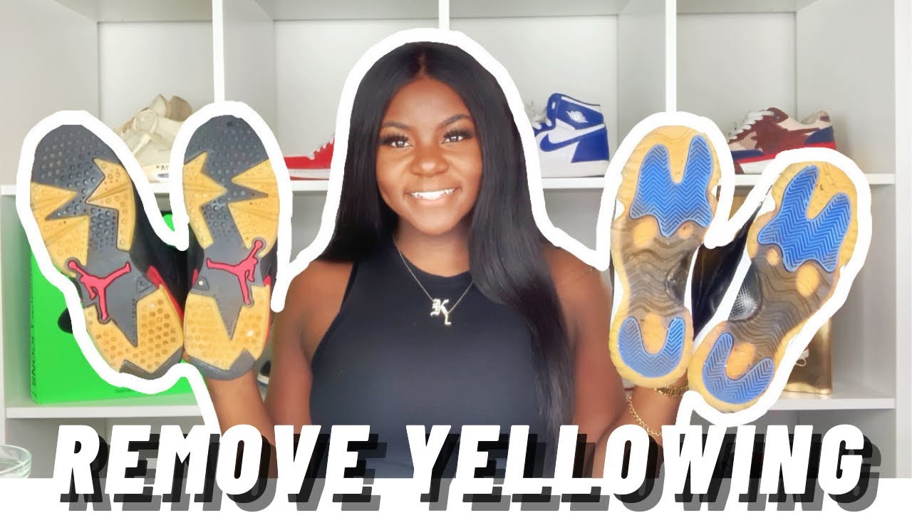 HOW TO UNYELLOW SOLES | GOD OF SOLES SOLE REVIVER - YouTube