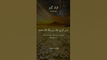 #quran #ilovemyprophetmuhammadsaw #surah سوره الذاريات