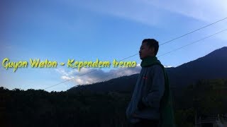 Guyon Waton - Kependem Tresno Lirik Video | Terbaru Story Wa Terhits 2018 Kekinian Story Wa