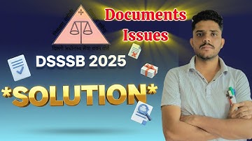 DSSSB Results 2025 | E-dossier documents issue | #dsssb #dsssbresult #dsssbnotice #emrs #pgt #tgt 