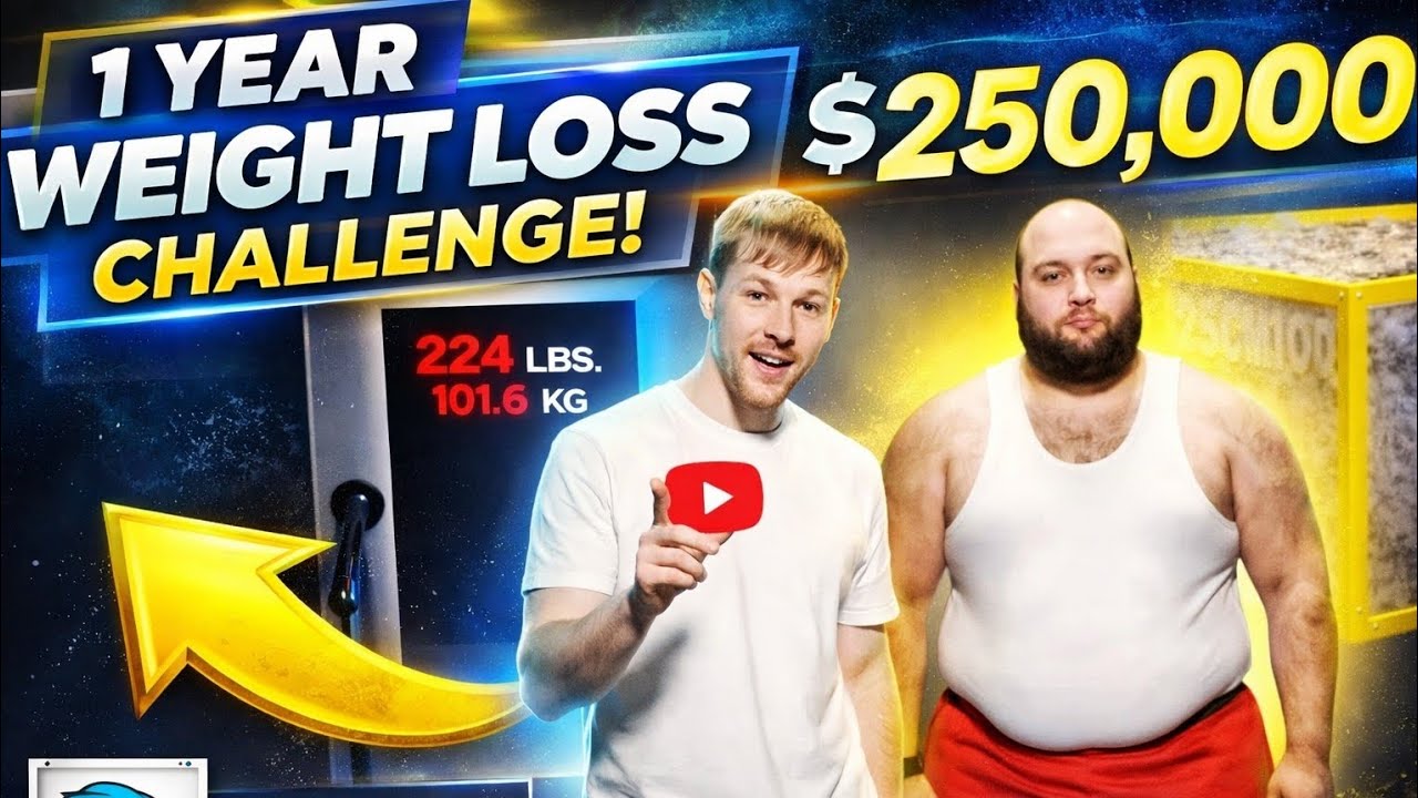 Can He Transform in 365 Days? ($250,000 Challenge) One Year. One Body. $250,000 at Stake 💥 