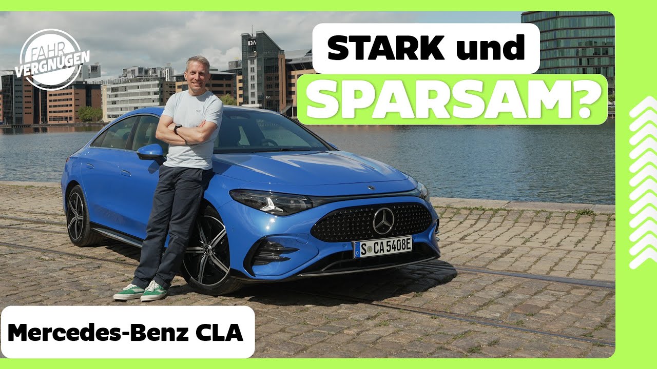 100 km im Mercedes-Benz CLA: der Verbrauch überrascht! // Vorfahrt