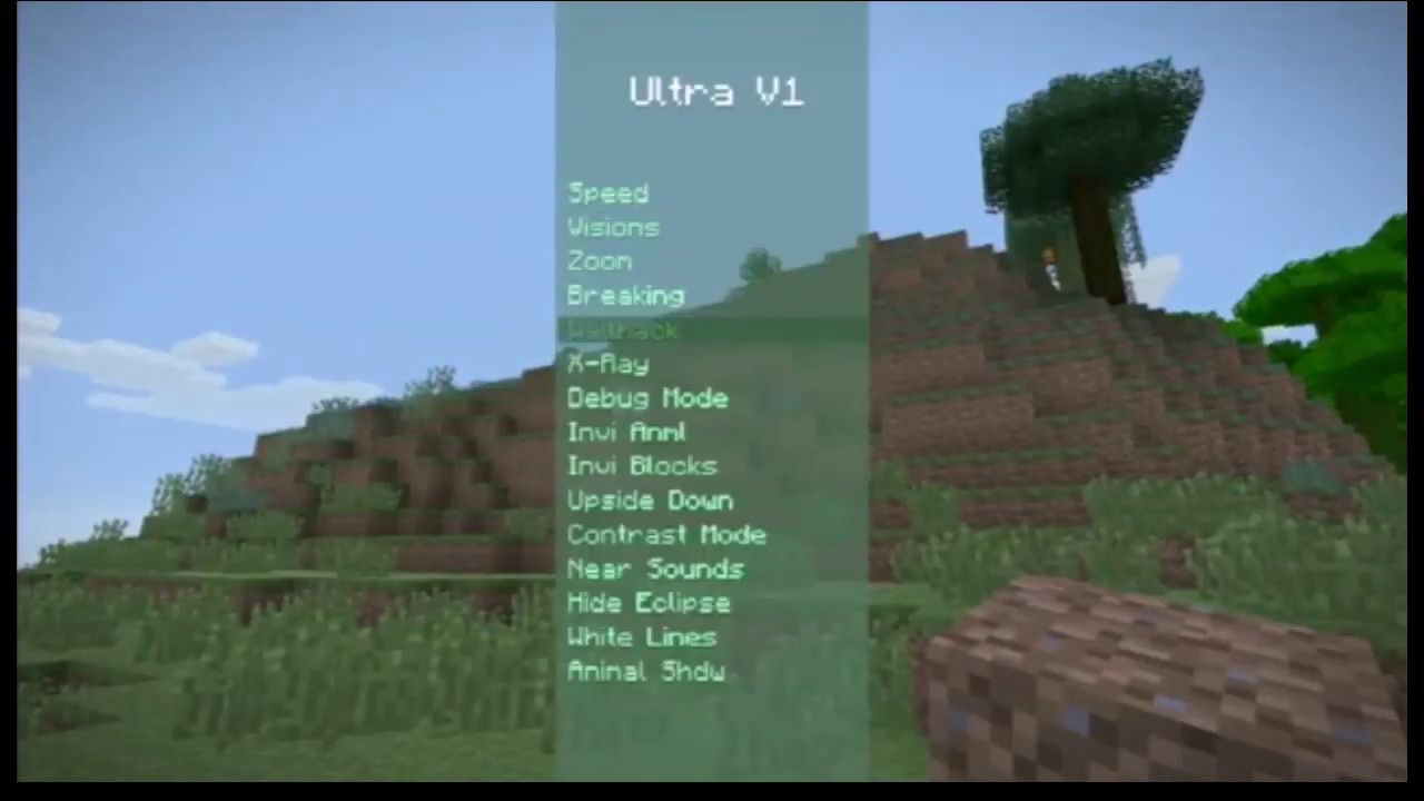 Minecraft Mod Menu Ultra V1 Ps4 Warriorplayz Deleted Video Youtube